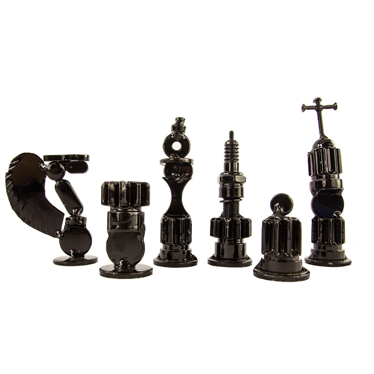 The Auto Mechanic's Steel Chess Set, Recycled Car Parts, Steel Board &  Pieces