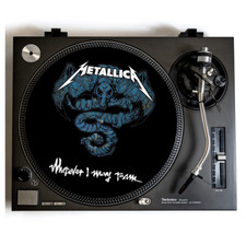 METALLICA Turntable Slipmat for Vinyl Records 12" DJ Slip Mat heavy metal vinyls