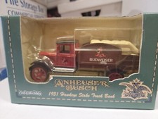 Ertl 1995 Anheuser Busch 1931 Hawkeye Stake Truck Bank F123 DieCast - NEW IN BOX