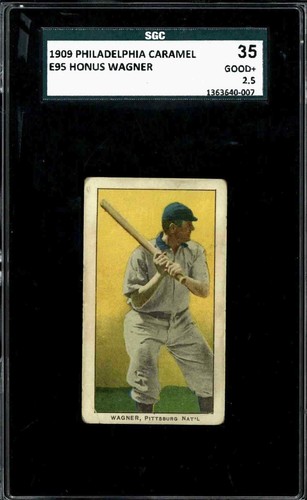 Honus Wagner 1909 E95 Philadelphia Caramel card