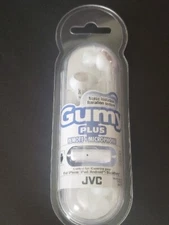 JVC Gumy Plus In-Ear Earbud Earphones WHITE Remote + Microphone HA-FR55-W (NEW)