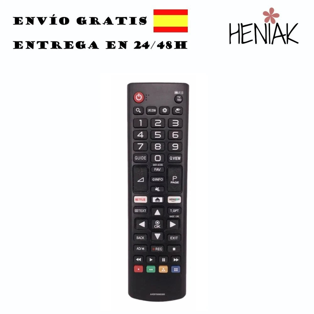 Mando tv control remoto television para LG ENVIO URGENTE televisor smart tv