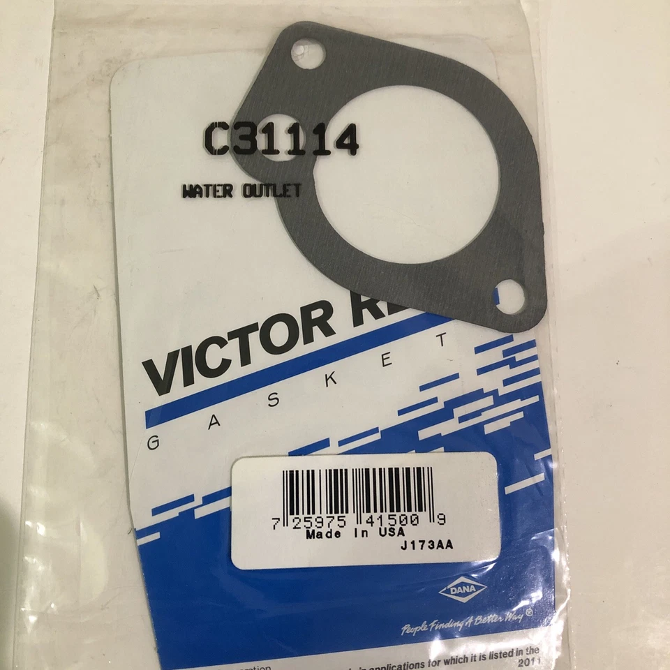 Junta de carcasa de refrigerante Victor Reinz C31114 hecha en EE. UU.  Foto 3 de 3