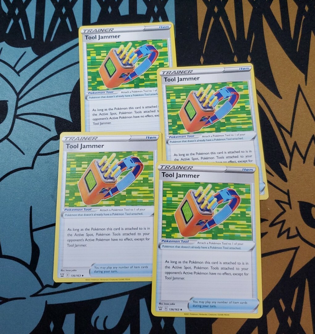tool jammer pokemon card price (136/163) [Prize Pack Series One] Evolves from null Rules Attach a Pokmon Tool to 1 of your Pokmon that doesnt already have a Pokmon Tool attached Tool Jammer - Variety Treasure