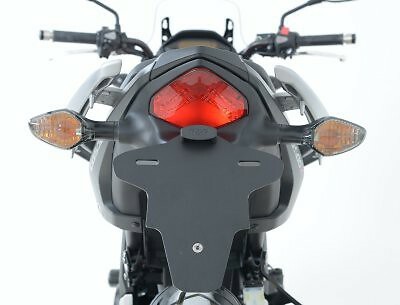 SUPORT DE PLAQUE R&G COMPATIBLE POUR HONDA CB 400 X 2019 2020 LP0141BK NOIR - Photo 6/6