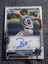 2021 BOWMAN CHROME BASEBALL BREIDY ENCARNACION BOWMAN 1ST AUTO#CPA-BE