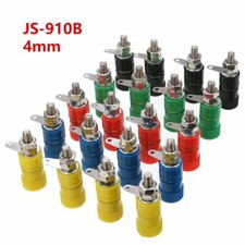 4mm Banana Plug Connector Adapter Binding Post Female Socket Jack 5 color