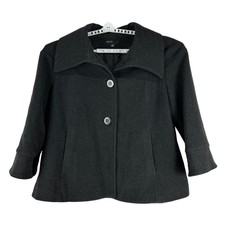 Jason Kole Women's Wool Blend Pea Coat Size 1x