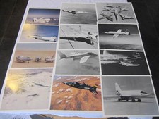 VINTAGE NASA LOT 12 MILITARY JET TEST PLANE AIRPLANE PHOTOS US AIR FORCE NAVY
