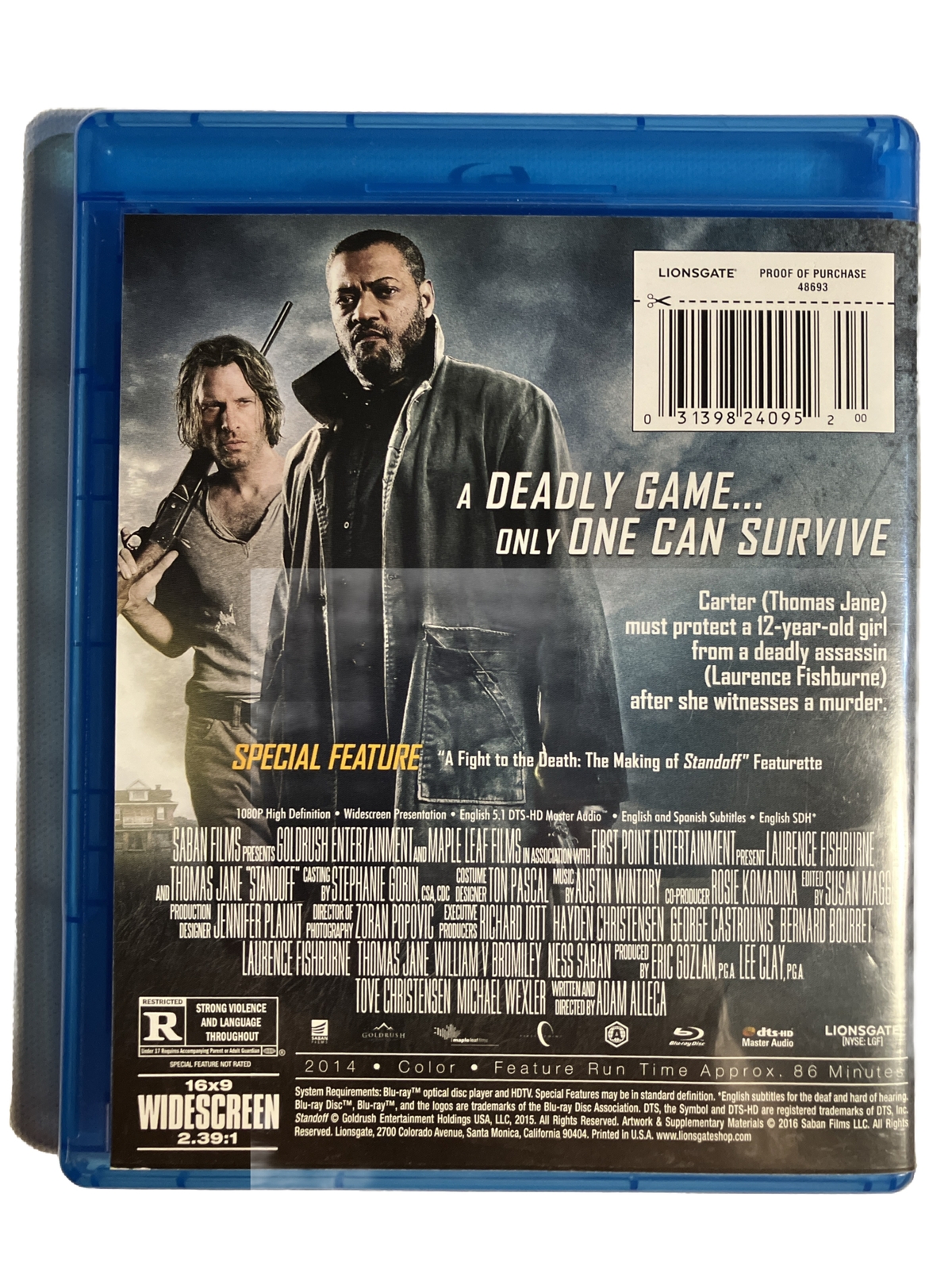 Standoff (Bluray, 2016) Lawrence Fishburne, And Thomas Jane 31398240945 eBay