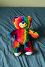 Build A Bear Workshop 2021 Crayola Rainbow Stripe Stuffed Animal