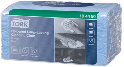 TORK Allzweck-Reinigungstücher 385 x 300 mm blau 40 Tücher
