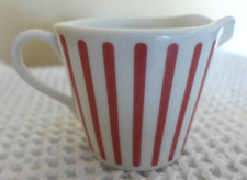 MELITTA ZÜRICH Streifen ROT großes Milchkännchen 5-17 TOP  175 ml / Sahnegießer