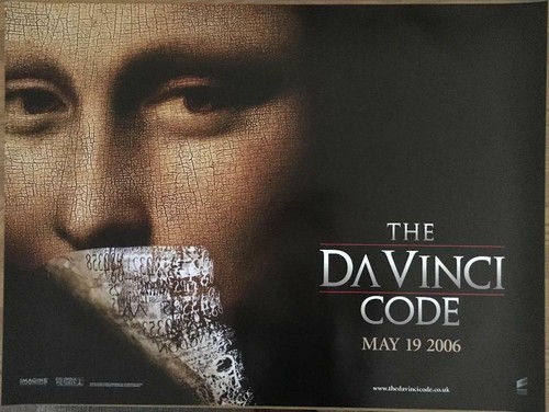 The Da Vinci Code - Original Advance UK Quad Poster 40 x 30 inches - Tom Hanks