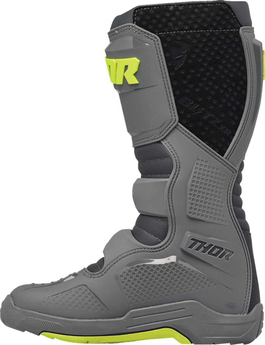 THOR - Blitz XR Boots Gray/Charcoal Size 9 | 3410-3093 | eBay