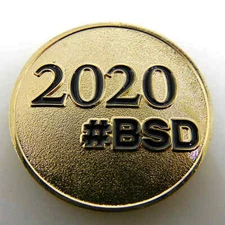 2020 #BSD NOTITIA SECURITATEM BELLATOR TEAM WORK CHALLENGE COIN