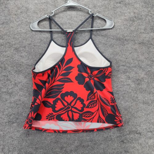 Axcelerator Speedo Tankini Womens Large Red Floral Swimwear - Picture 2 of 8