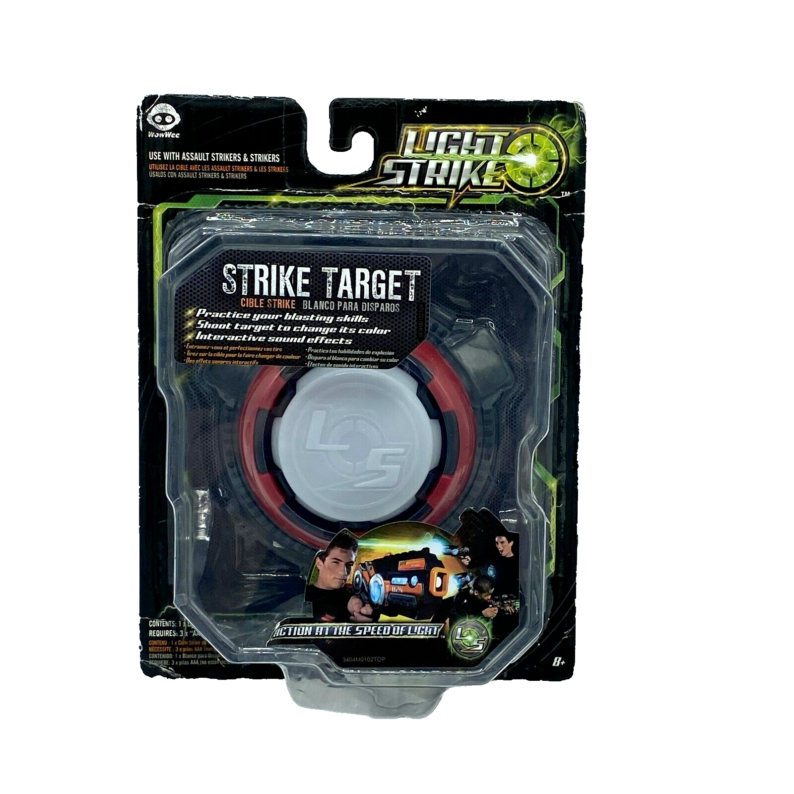 WowWee Light Strike Target for Light Strike Guns Accessory for Laser Gun BNIB