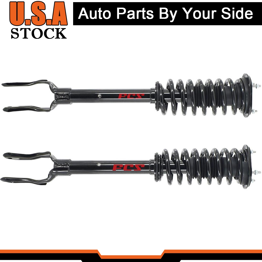 Front Struts With Sway Bar For 2011-2015 Dodge Durango 3.6L 2WD Lifetime Warran.