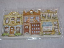 NEW Vtg Cherished Teddies Club Town Display Backdrop CRT122, 1995 rr
