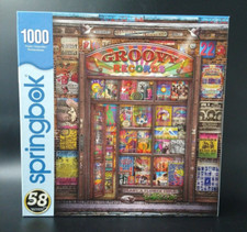 Springbok Groovy Records 1000 Piece Jigsaw Puzzle COMPLETE 2020 Made In USA