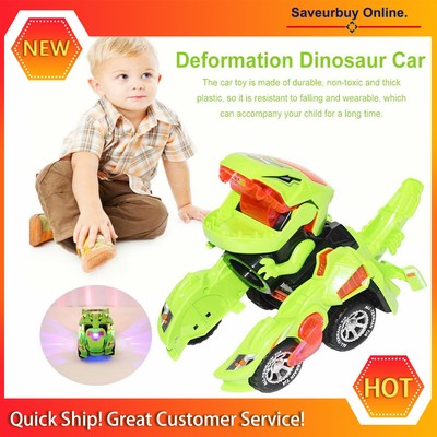 transformer dinosaur led car