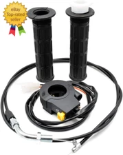 Mini Dirt Bike Twist Throttle Accelerator Handle Grips and 50" Cable Assembly