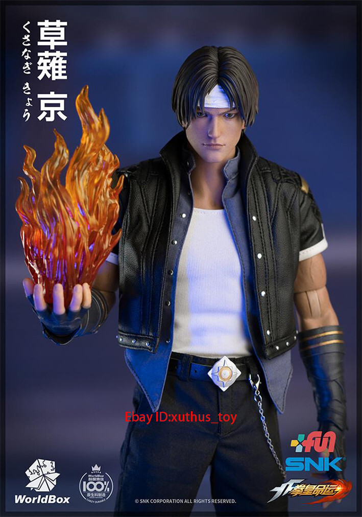 orldBox 草薙京　1/6フィギュア KOF SNK hottoys In Stock WorldBox KOF Kyo Kusanagi The King Of Fighters 1/6 Scale