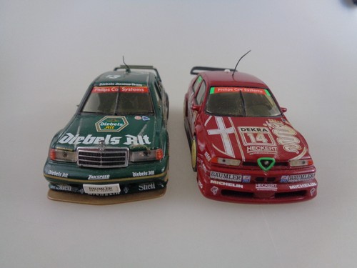 2 Minichamps auto da turismo Mercedes 190E 2.5 & Alfa Romeo 155 V6 TI 1:43 (8289) - Foto 2 di 11
