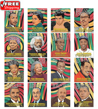 Black History Month Decorations 16 Pcs Black History Month Posters Bulletin Boar