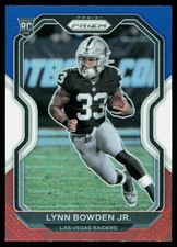 2020 Panini Prizm #374 Lynn Bowden Jr. Prizm Red White and Blue