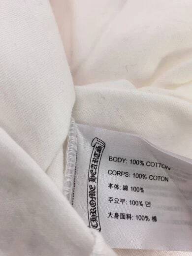 CHROME HEARTS CUORI CROMATI Hibisco Honolulu Limited L Cotone WHT 