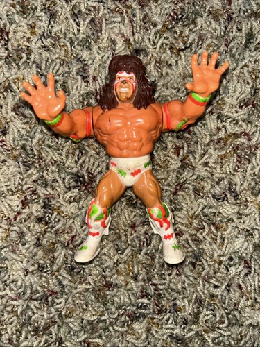 Vintage 1991 Hasbro WWF Ultimate Warrior Wrestling...