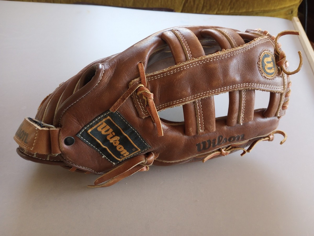 Gant de baseball double couche en cuir de vache, gant de softball 11,5