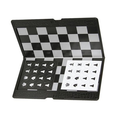 Kleines Schachset tragbares Reise-Brettspiel für