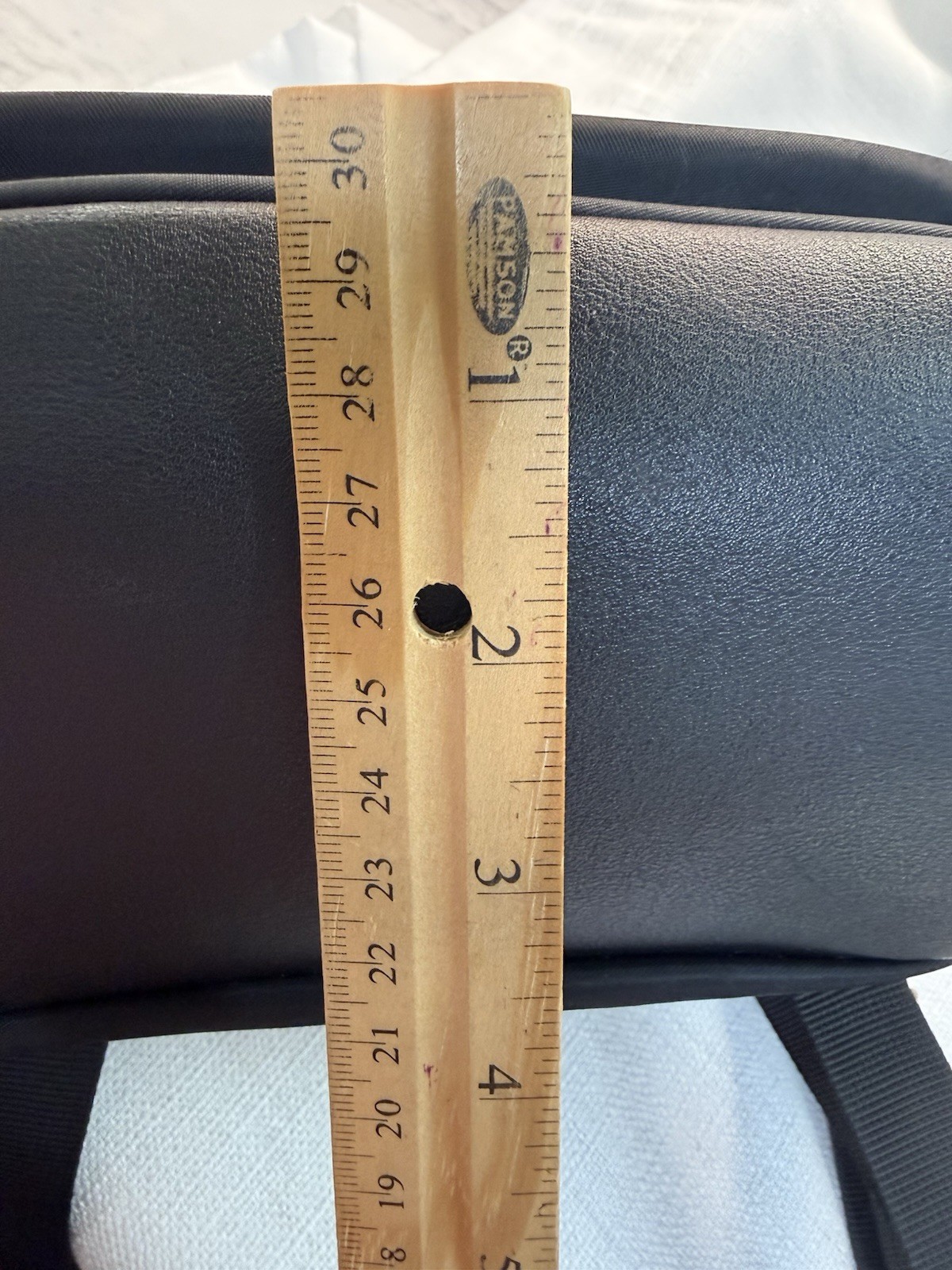 Black Mini Backpack Adjustable Straps Zip Pockets… - image 9