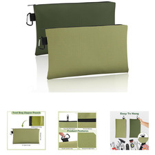 Tool Bag Zipper Pouch 12.4x7.3 Inch PVC Nylon Utility Organizer Bag for Tools