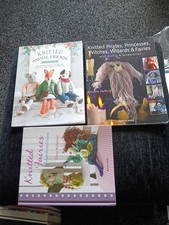 Job Lot Of 3 Hand Knitting Books  Fairies, Wizards & Witches & Animal Friends.