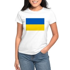 CafePress Ukraine Flag T Shirt Women's T-Shirt 909939021 