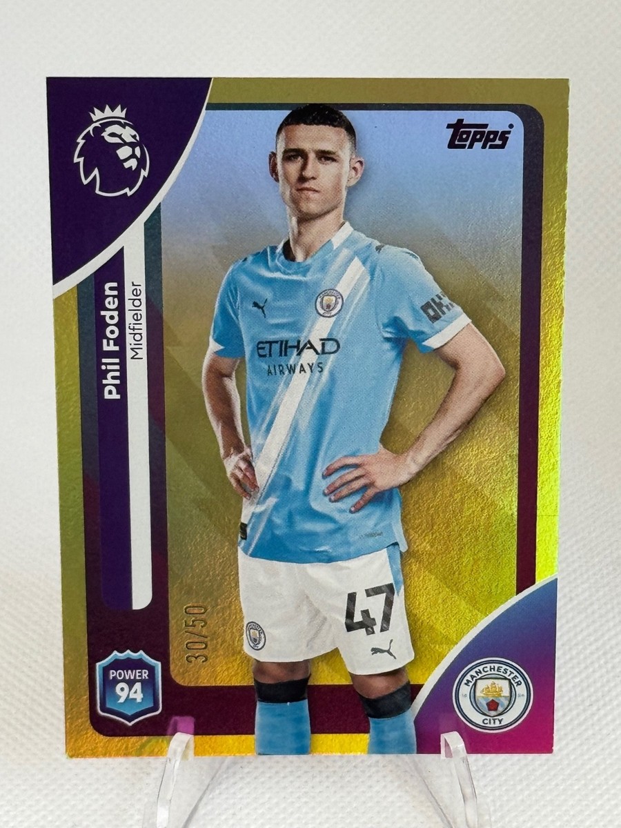 PHIL FODEN 2026 Topps Premier League #190 - GOLD /50 SP