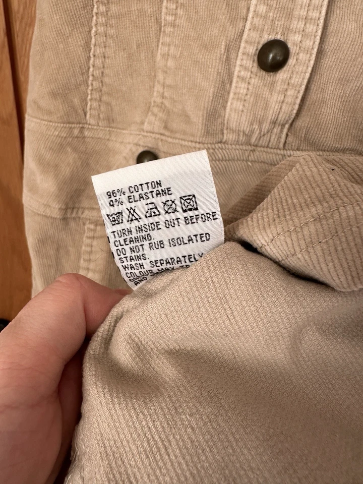 Vestido JANE NORMAN Y2K Talla 8 Cordón Pana Beige Minivestido Vintage Falda Plisada Foto 4 de 4