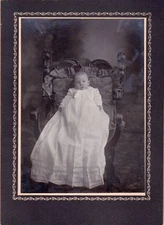 Ruth Ellen Smith Antique Cabinet Photo of Baby