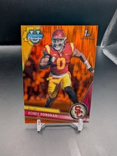 2023 1st Bowman Chrome U University Korey Foreman Orange SP #14/25 USC TROJANS