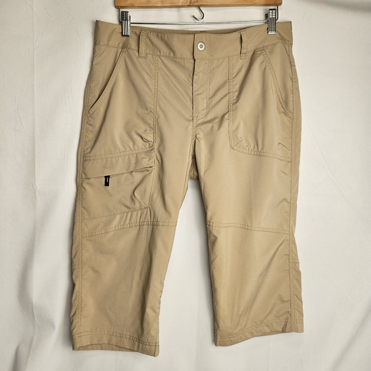 Pantalon De Randonnée Columbia Kestrel Trail Capri Femme Taille 12 Bleu - Omni-Shield