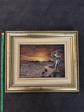 Landscape With Angel At Sunset