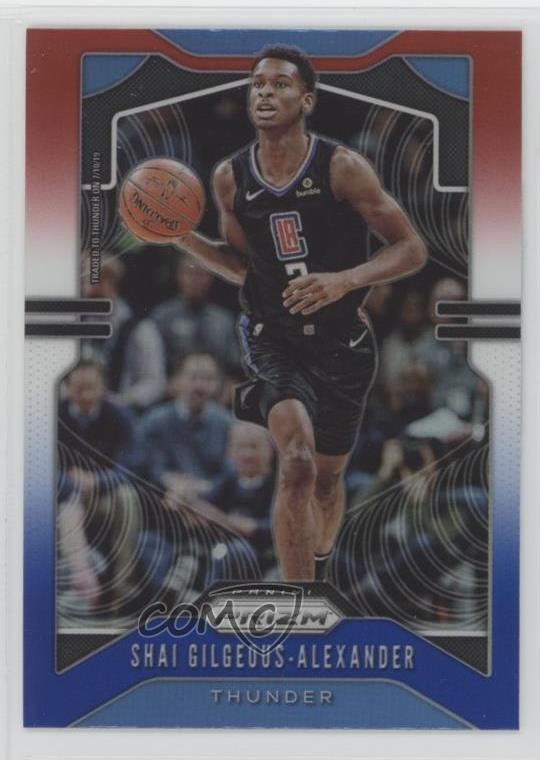 2019-20 Panini Prizm Red White & Blue Prizm Shai Gilgeous-Alexander #122 5xx