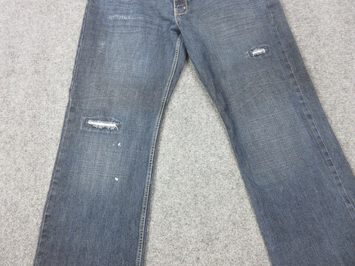 pepereページ Pepe Jeans Pepe Vintage X73 Jeans Mens 42x33 Blue Distressed