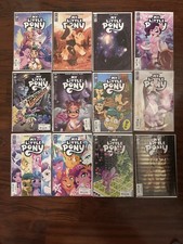 Lot of 12 My Little Pony IDW Comics. Very Good and Bagged.