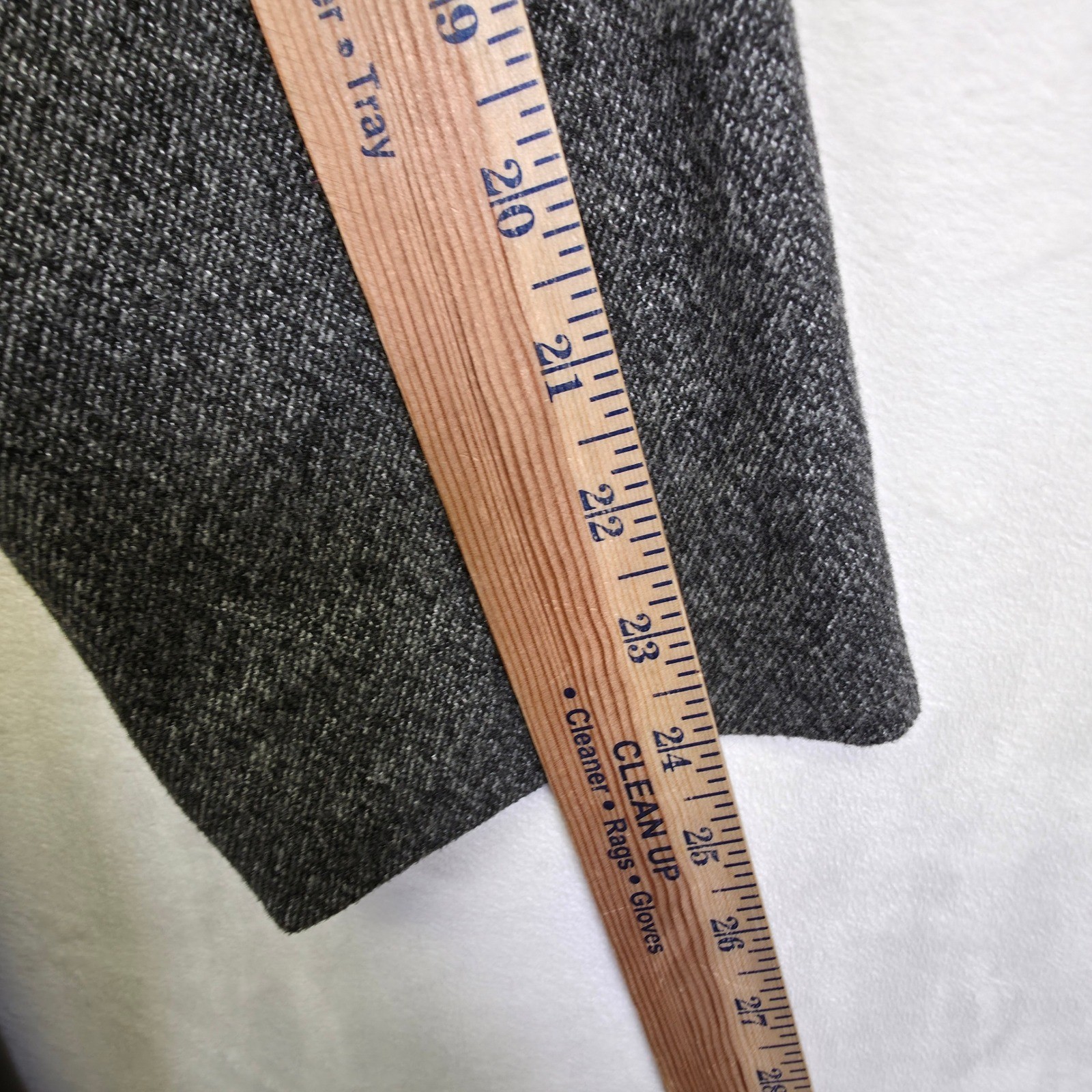 H&M Coat Womens 2 Gray Minimalist Structured Timeless Longline Modern Layering thumbnail 6