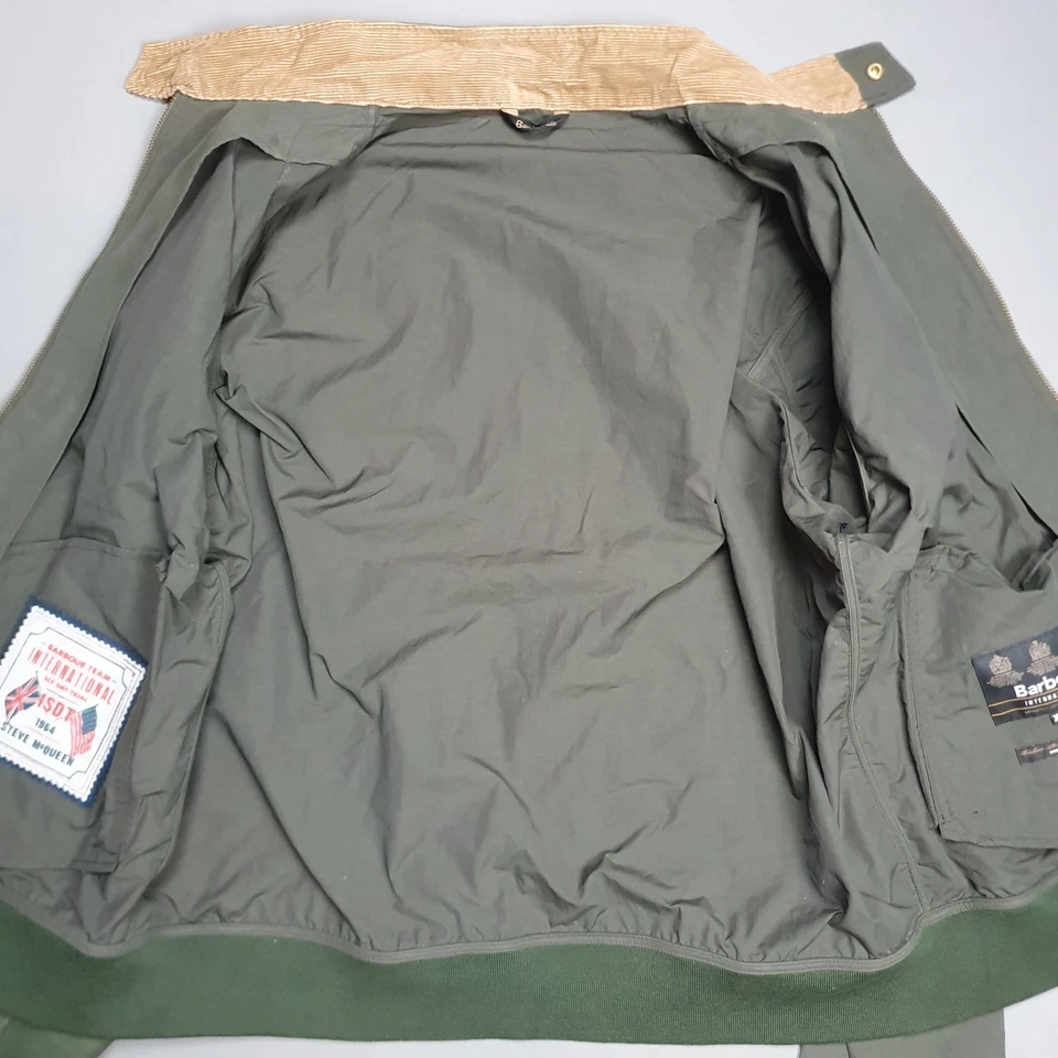 Chaqueta de Motociclista Ligera Barbour X Steve Mcqueen Rectifier Harrington Talla 2XL Foto 3 de 4